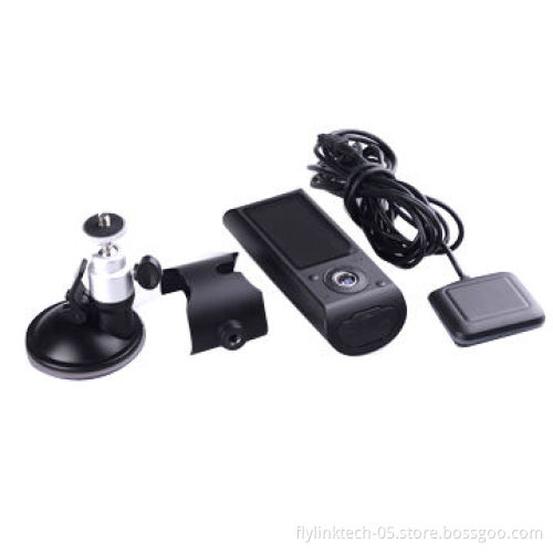 Dual Lens Car Camera Box, Built-in Lithium Polymer Battery, Supports G-sensor, GPS Module